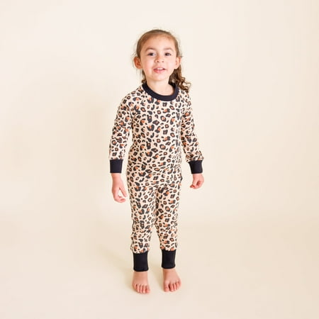 

Unisex Kids Pajama Set - Lounging Leopard