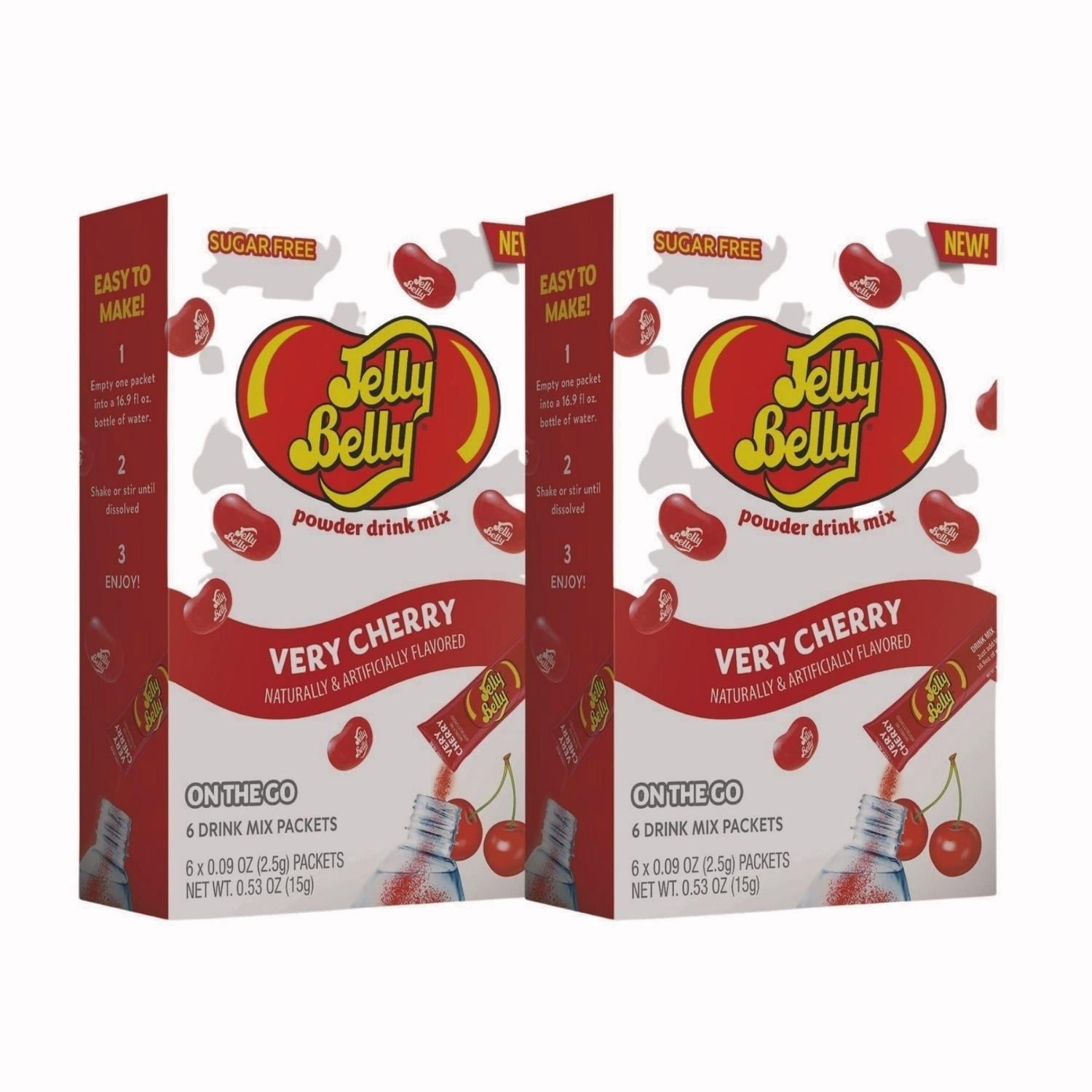 NS Very Cherry Jelly Belly Fruity Flavored Singles To Go Powdered Water