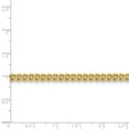 thumbnail image 3 of Stainless Steel Polished Yellow IP 4mm 30in Round Curb Chain; 30 inch; Lobster (Fancy) Clasp; for Adults and Teens; for Women and Men, 3 of 3