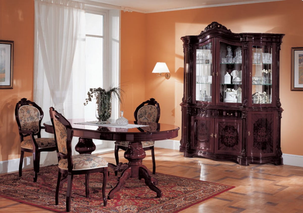 1perfectchoice Regina Italian Traditional Oval Walnut Wood Dining 1perfectchoice Regina Italian Traditional Oval Walnut Wood Dining Table Com