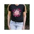 thumbnail image 1 of Camiseta de verano de manga corta con cuello redondo para mujer, camiseta de rosas, bonita camiseta de rosas, regalo para el Día de la Madre, regalo de flores, regalo de cumpleaños único, camiseta div, 1 of 6