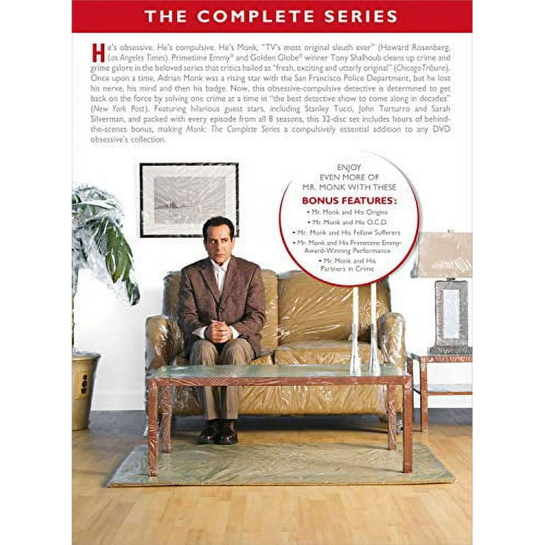 Monk Complete Series Box Set (DVD) - Walmart.com
