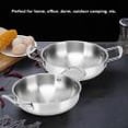 thumbnail image 5 of Ramen Pot Binaural Heating Evenly Noodle Pot Steel Color  Korean Ramen Pot for Spaghetti Soup Porridge Noodle, 5 of 21