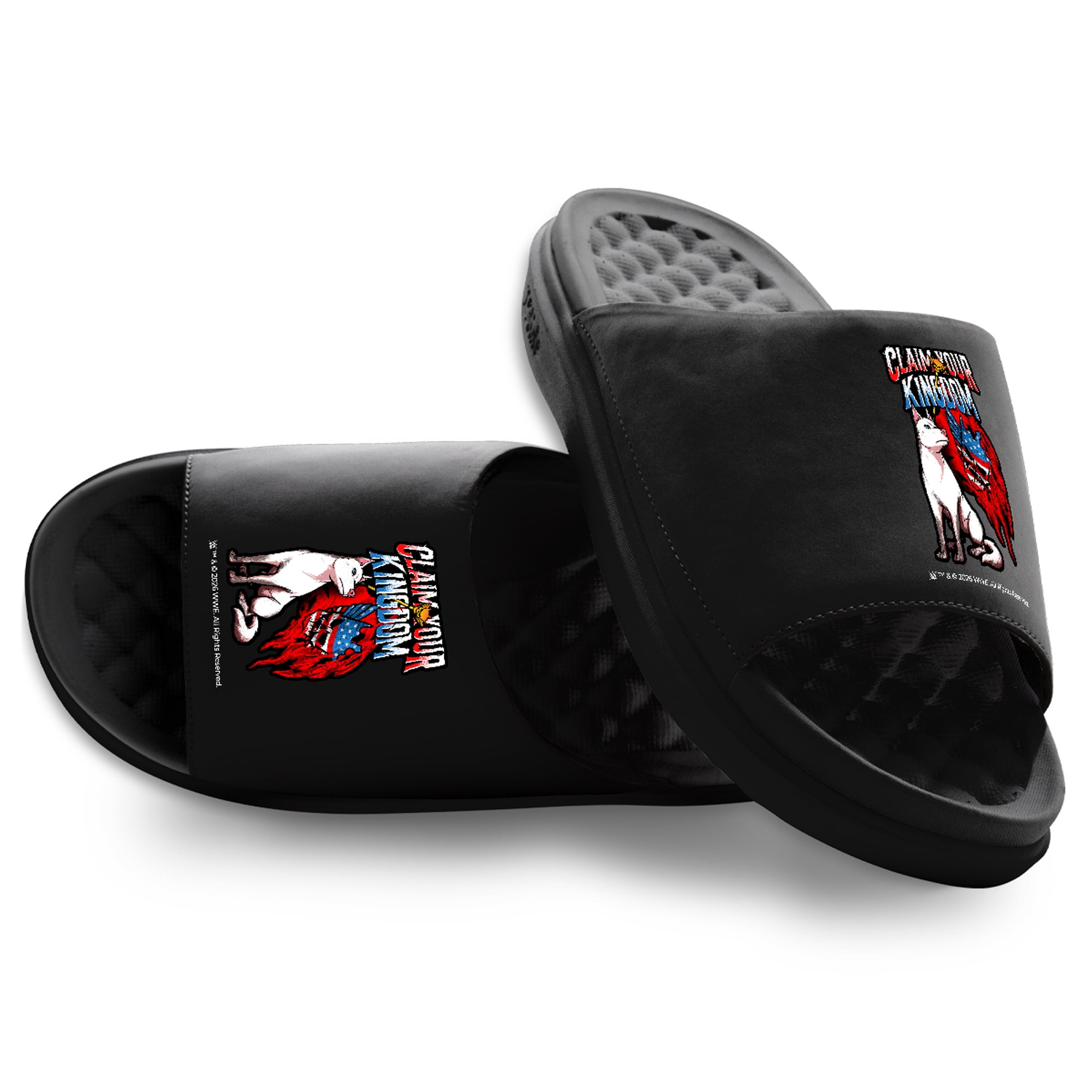 Unisex ISlide Cody Rhodes Black WWE Claim Your Kingdom Motive Slide Sandals