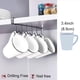 thumbnail image 2 of Tazas, copas de vino, ganchos para guardar cosas, utensilios de cocina, corbatas y bufandas, ganchos, estantes, armarios en la parte inferior, sin agujeros., 2 of 5