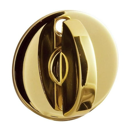Baldwin 6750030 Interior & Entrance Lock with Backplate for Doors, Polished Brass