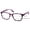 Purple, variant on Women Progressive Reading Glasses No Line Clear on Top Bifocals Reader - Marble Print ZT118 +2.00