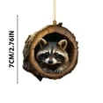 thumbnail image 3 of Leodye 1PCS Animal Ornaments for Christmas Tree, Christmas Ornaments forest Animals Little Animals Acrylic Hanging Decoration Gift for Animal Lovers, 3 of 5