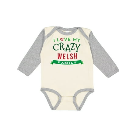 

Inktastic Wales Funny Welsh Family Reunion Gift Gift Baby Boy or Baby Girl Long Sleeve Bodysuit