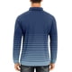 thumbnail image 4 of Seeotter Mens Fashion Long Sleeve Shirts Casual Golf Shirts Color Block Cotton Top, 4 of 7