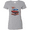 Heather Grey, variant on 77 Ford Mustang Classic Red Hot Rod Classic Logo Cars and Trucks Womens Graphic T-Shirt