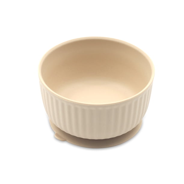 Niños que aprenden a comer cuencos vajilla antideslizante alimentación de alimentos resistente al calor de silicona utensilios de cocina ligeros tipo 3 Eigraketly BA000381-03