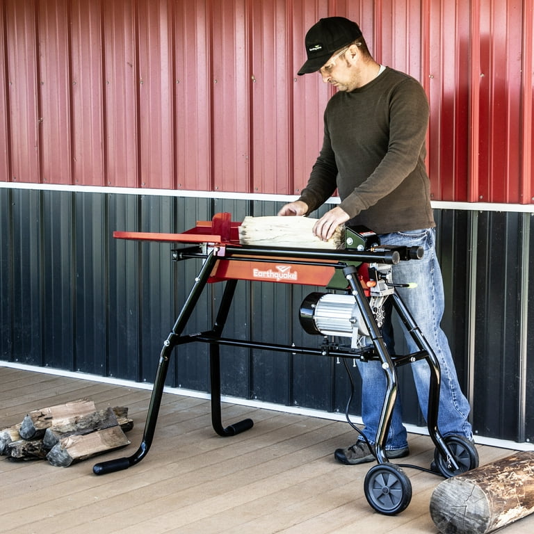 Earthquake 44099 5-ton Electric Log Splitter with Stand and Tray