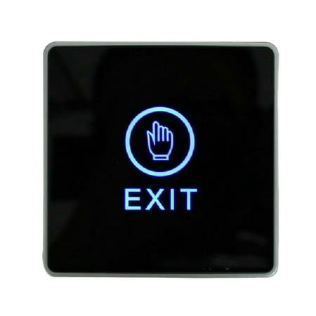 

Press Exit Button Door Eixt Release Button for Access Control System Security Protection with LED Indicator