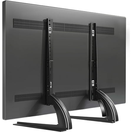 Universal Table  TV Stand Mount for 27 30 32 37 40 43  50 55 60 65 Inch LCD  Flat/Curved Screen TVs, Height Adjustable TV ,  TV Base  up to 88 lbs,  VESA 800x500mm