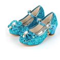 thumbnail image 4 of Zapatos de cuero de princesa mariposa para niños, zapatos de tacón alto con lazo de diamante, zapatos de baile con purpurina para niñas, zapatos de baile de fiesta a la moda, 4 of 4