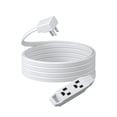thumbnail image 1 of Cable de extensión DEWENWILS, enchufe plano de 15 pies, 13 A/125 V/1625 W, blanco, 1 of 7