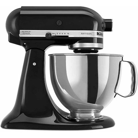 KitchenAid ® Artisan ® Series 5 Quart Tilt-Head Stand Mixer, Onyx Black (KSM150PSOB)
