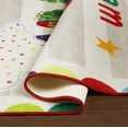 thumbnail image 3 of Eric Carle "The Very Hungry Caterpillar" Elementary Dream Big Little One Kids Machine Washable Area Rug, White/Grey, 35"x51", 3 of 10