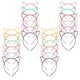 thumbnail image 4 of 24 piezas de orejas de gato diademas lindas aros de cabello cabello de plástico para usar accesorios diariamente, 4 of 5
