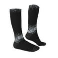 thumbnail image 3 of Daiia Sports Socks Silver Glitter1 Printed Novelty Crew Socks for Men Women Knee High Socks Cotton Socks Soft & Breathable Support Unisex Socks, 3 of 9