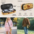thumbnail image 6 of KUIFORTI Orange Capybara Backpack with Lunch Box for Girls, 4Pcs Kids School Bag Set with Pencil Pouch Water Bottle Sleeve, Bright Fashion Bookbag for Elementary Primary Middle School, 6 of 6