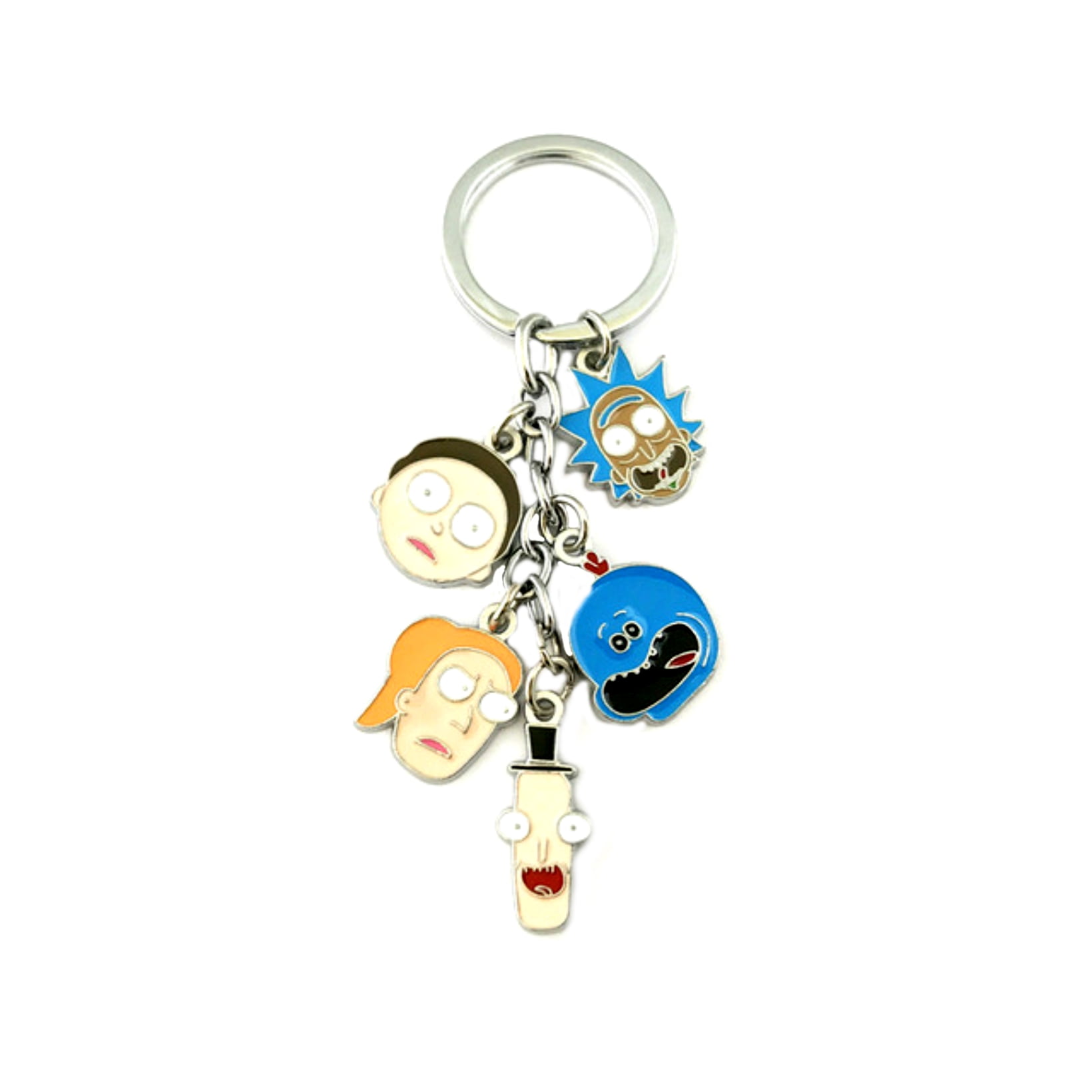 Rick and Morty Keychain Key Ring TV Series Science Cartoon Auto/Boat