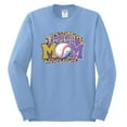 thumbnail image 1 of Baseball Mom Cheetah Glitter Sports Mens Long Sleeve Shirt, Light Blue, X-Large, 1 of 4