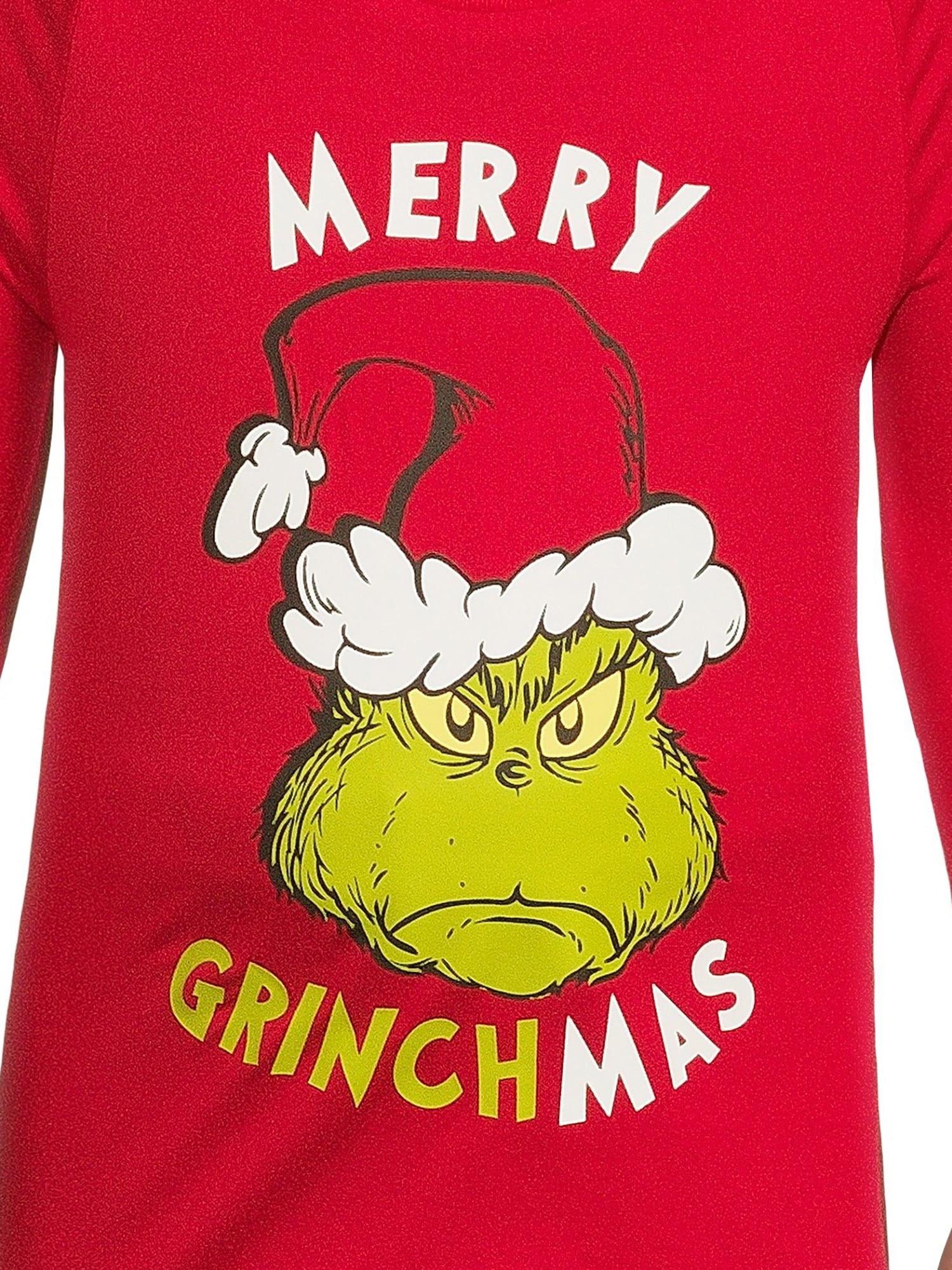 Dr. Seuss Unisex Toddlers Grinch Matching Family Pajamas Set, 2-Piece, Sizes 2T-5T