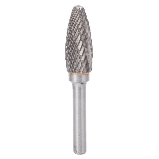 Lima rotativa de carburo de doble corte con forma de árbol, multiusos para aviación, automóviles y barcos.