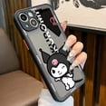 thumbnail image 3 of Funda de teléfono para iPhone 15 14 13 12 Mini 11 Pro Max X XS XR 7 8 Plus 14 + 14Pro silicona Edge mate Coque Hello Kitty Kuromi Melody, 3 of 5