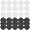 thumbnail image 1 of Guangmc Juego de mesa clásico Piezas Damas Backgammon Ajedrez Fichas Blanco Negro Redondos, 1 of 7
