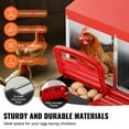 thumbnail image 3 of VEVOR 10-Compartment Chicken Nest Box Mental Box with Inclined Nesting Boxes, 3 of 9