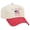 Natural Red, variant on Patriot Pride Men’s Otto Hat – 250th Anniversary 1776–2026 American Flag Embroidered Design - Natural Royal