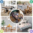 thumbnail image 2 of Rectangle Table Clothes Pumpkin Bat spider Mushroom Halloween Table Cloth,Pattern Foldable Table Covers for Picnic Gathering Halloween Fall Thanksgiving Christmas, 2 of 5