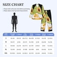 thumbnail image 4 of Honeii Sunflower Gnomes Pattern Mens Pajamas Set,2pcs Men's Lounge Long Sleeve Sleep Shirt and Pajama Bottoms Sleepwear Set,Mens Pjs Sets-Medium, 4 of 7