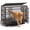 Black (with Flat Tube Base), variant on Waleaf 48 Inch Heavy Duty Dog Crate, Indestructible Dog Kennel Indoor, Escape Proof Pet Cage for Large Dogs, High Anxiety Dog Crate with Double Door, Lockable Wheels & Removable Tray