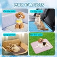 thumbnail image 6 of Napmates Dog Cooling Mat for Dogs & Cats, Self Cooling Pad for Pets, Non-Slip Portable Washable Cooling Mat for Summer Indoor Outdoor Crate Kennel Floor Car Use, 6 of 7