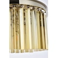 thumbnail image 4 of Elegant Lighting Sydney 16" 3 Light Royal Crystal Flush Mount, 4 of 7