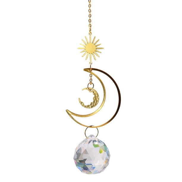 Wdftyju Moon Sun Ball Crystal Hanging Metal Pendant Garden Decor (19) Wdftyju 5fz9hp4ny2cv5bm6