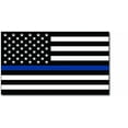 thumbnail image 2 of Magnet Me Up Thin Blue Line American Flag Vinyl Automotive Magnet, 7x12 Inches, 2 of 8