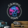 thumbnail image 3 of Handmadetneonsign Gaming Zone Neon Sign, Game Controller Led Sign, Game Player Led Light, Gaming, 3 of 5