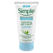 Simple Water Boost Hydrating Gel Cream Face Moisturizer 1.7 oz
