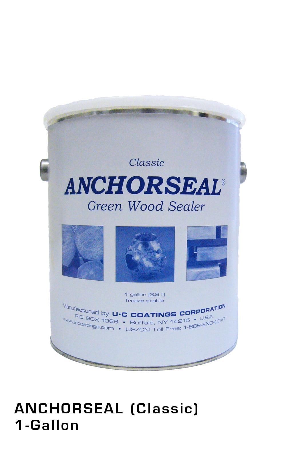 ANCHORSEAL Classic Log & Lumber End Sealer (1 Gallon) Water Based Wax