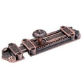 thumbnail image 2 of Home Slide Latches, Lock Door Latches s to Keep You Safe and Private, for Kitchen Bathroom Storage Doors - Red Bronze, as described, 2 of 6