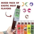 Buffalo Bob's Wild Game Meat (24 pack), Ultimate Exotic Jerky Gift Box