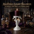 thumbnail image 4 of Halloween Iridescent Ghost Candle Holder, Spooky Ghost Figurine Tealight Candle Stand, Decorative Tabletop Centerpiece, for Halloween, Home, Party Decor, 4 of 5