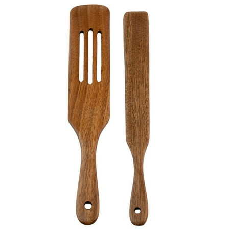 

1 Set 2pcs Kitchen Tools Cooking Wood-made Utensils Kitchen Set for Family
