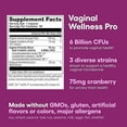 thumbnail image 2 of Physician's Choice Vaginal Probiotics for Women - Licorice Root, PH Balance, Odor Control, Yeast, Vaginal Microbiome Health - 6B CFU, Prebiotic, Cranberry - 60 Counts, 2 of 2