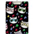 thumbnail image 2 of FMSHPON Cat Glasses Clipboard Hardboard Wood Nursing Clip Board and Pull for Standard A4 Letter 13x9 inches, 2 of 7